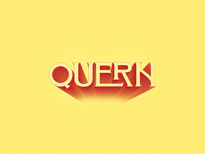 Quern Logo coffeeshop emblem lettermark lettermarkexploration logo logo design logotype symbol typography vintage vintage logo