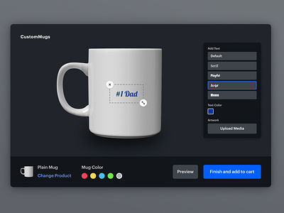 Customization 033 custom customization dailyui mugs