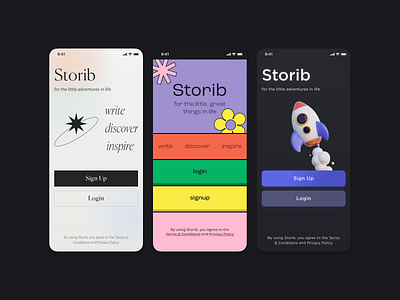 App design explorations