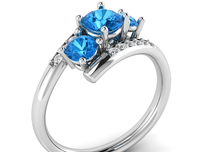 Bypass Ring 3D Model jewel jewelery jewellery jewelry jewelry design jewelry designer jewels matrix rhino3d rhinoceros