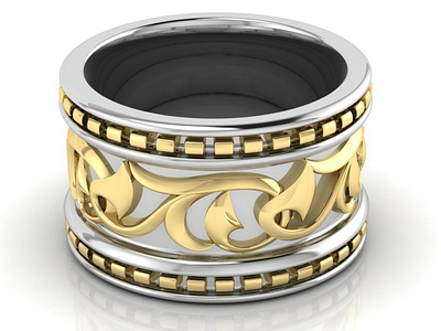 Ornamental Pinky Ring 3D Model jewel jewelery jewellery jewelry jewelry design jewelry designer jewels matrix rhino3d rhinoceros