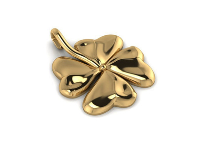 Shamrock Irish Leaf 3D Model jewel jewelery jewellery jewelry jewelry design jewelry designer jewels matrix rhino3d rhinoceros