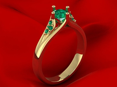 Engagement Ring 3D Model jewel jewelery jewellery jewelry jewelry design jewelry designer jewels matrix rhino3d rhinoceros