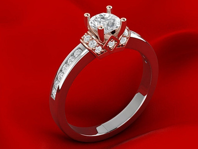Engagement Crown Ring 3D Model jewel jewelery jewellery jewelry jewelry design jewelry designer jewels matrix rhino3d rhinoceros