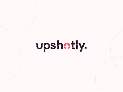 Upshotly - Logo branding icon identity logo logodesign logomark typography