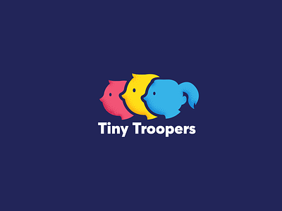 Tiny Troopers - Logo 2d art branding design icon illustration logo logodesign logomark
