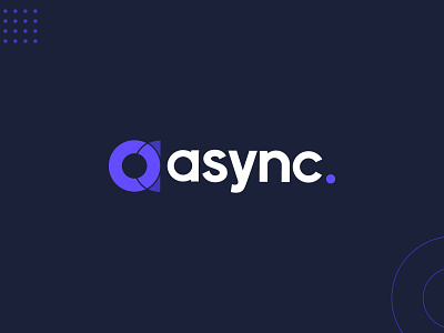 Async Logo animation branding design gif icon identity logo logodesign logomark