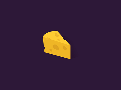 Say Cheese!! 3d art cheese clean design flat food isometric
