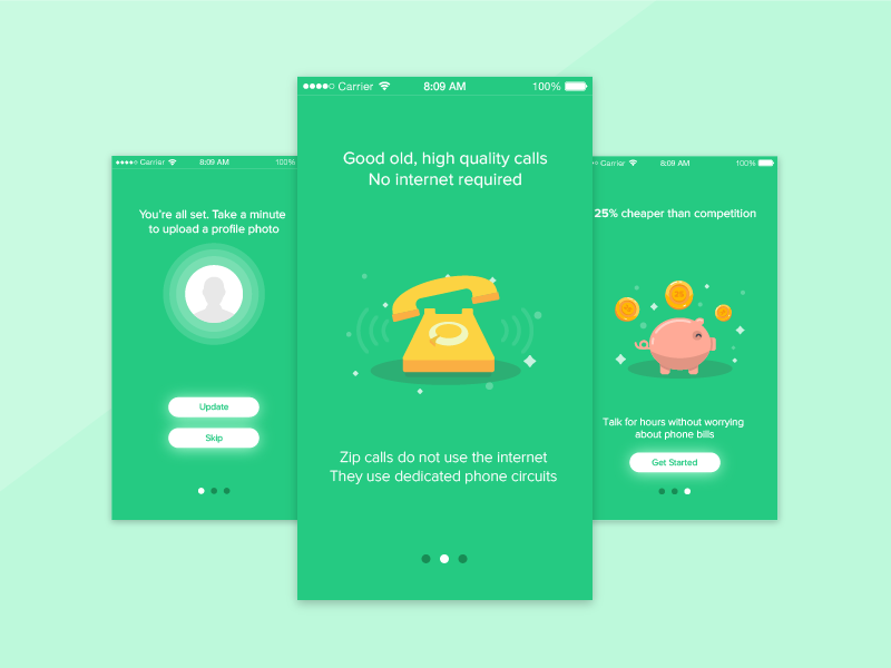 Onboarding by Sridhar Sniper on Dribbble