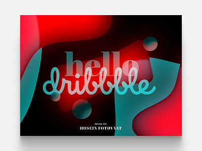 Hello, dribbble~