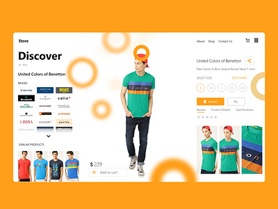 Shopping website product view popup design figma store ui ux website xd design