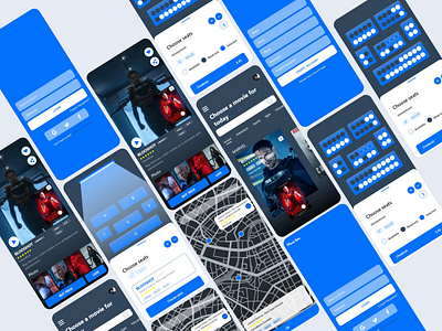 Movie time Mobile App android app branding design figma ios mobile movie movies ui uidesign ux uxdesign xd xd design