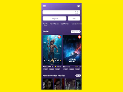 T.V Serive Mobile App after effect android app branding design ios mobile movie app movies movies app t.v app ui ui design ux ux design xd design