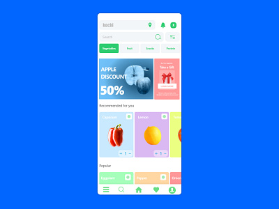 Daily need purchase App android app branding figma ios mobile ui design ux desgin xd design