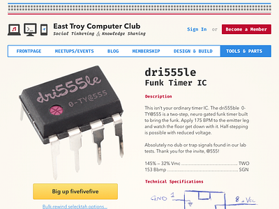 dri555le Funk Timer IC