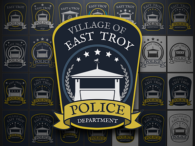 East Troy Police Department badge logo design
