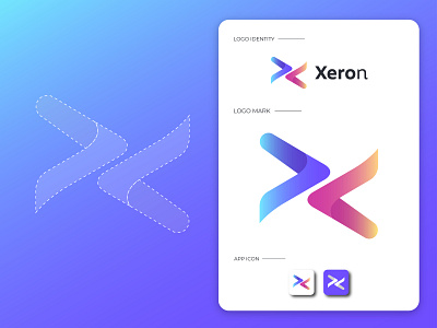 Xeron logo | X letter logo app creative ideas creative logo flat free logo free logo mockup free logo template icongraphy identity illustrator logo idea logo process logos typography vector x icon x letter x logo