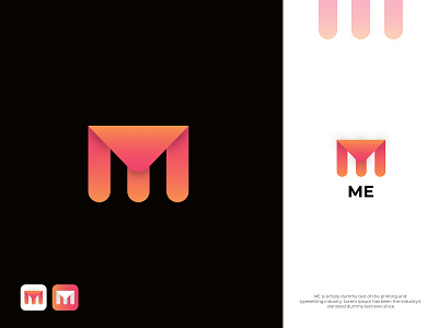 ME | M plus E letter logo