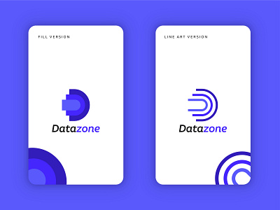 Logo Design for Datazone | D letter logo