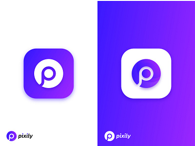 pixily | p letter logo