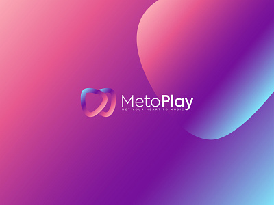 MetoPlay | M letter logo abstract abstract logo app app logo branding creative logo design flat gradient logo icon identity logo logo design logo mark m logo modern logo popular popular logo simple logo vector