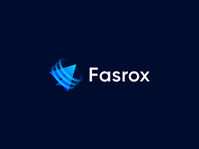 Logo Design for Fasrox abstract logo app logo booster logo branding creative logo design gradient logo icon design identity logo logo design logo mark logotype modern logo popular vector