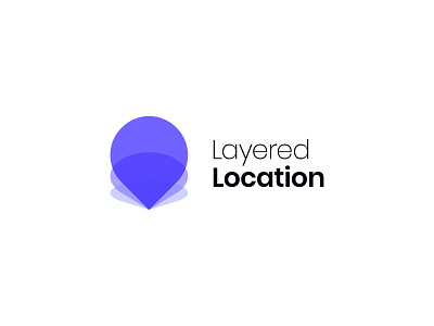 Layered Location Logo Design abstract logo app logo branding colorful creative logo design flat graphic design icon design identity location logo logo logo design logo mark logotype modern logo popular vector