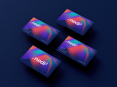 Business Card Design for medisquare brand branding business card colorful design flat graphic design identity design logo logo design typography vector