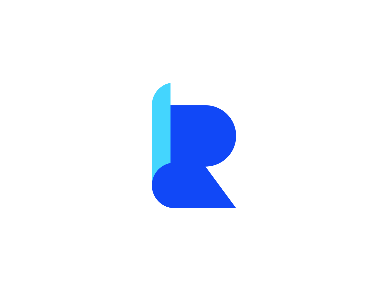 Letter R paper fold logo design by MD Mahfuj on Dribbble