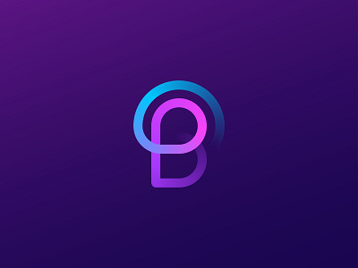 letter B logo concept