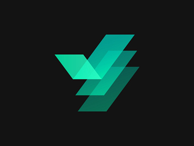 v logo concept