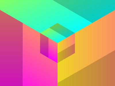 cube box logo concept