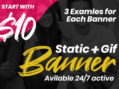 Need a banner for your brand ? Just join me bannerd graphic designs the freelancer