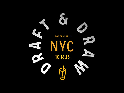 Draft & Draw 10.18.13 beer draft draft and draw draw drawing event new york city nyc twoarmsinc