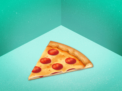 The Anatomy of Food : Pizza [gif] anatomy animation diagram exploded food gif illustration isometric motion pizza