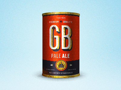Georgia Boy Pale Ale beer can illustration pale ale spot