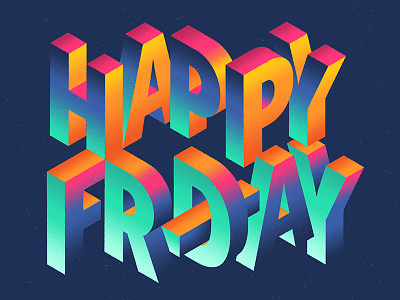 Happy Friday! 90s friday happy happy friday letters neon type typography