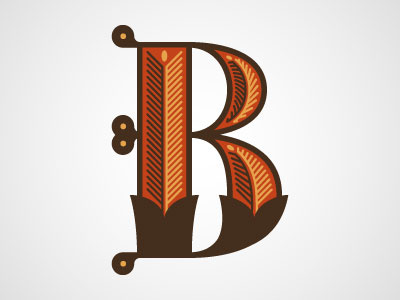 B b letterforms lettering letters type typography