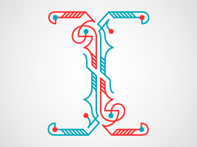 I i intricate letterforms lettering letters type typography