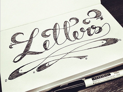 Letters sketch lettering letters quickie rough sketch type typography