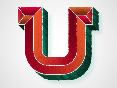 U letterforms lettering letters type typography