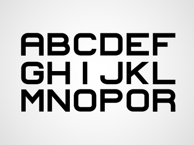 Untitled Typeface by Chris Rushing on Dribbble