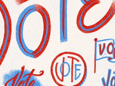 Vote, please for the love of God. doodle ipadpro lettering letters sketch vote