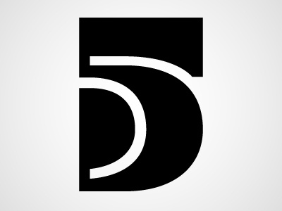 Five number numbers numeral numerals type typography