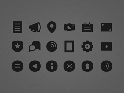 Floor Pass icons by Chris Rushing on Dribbble
