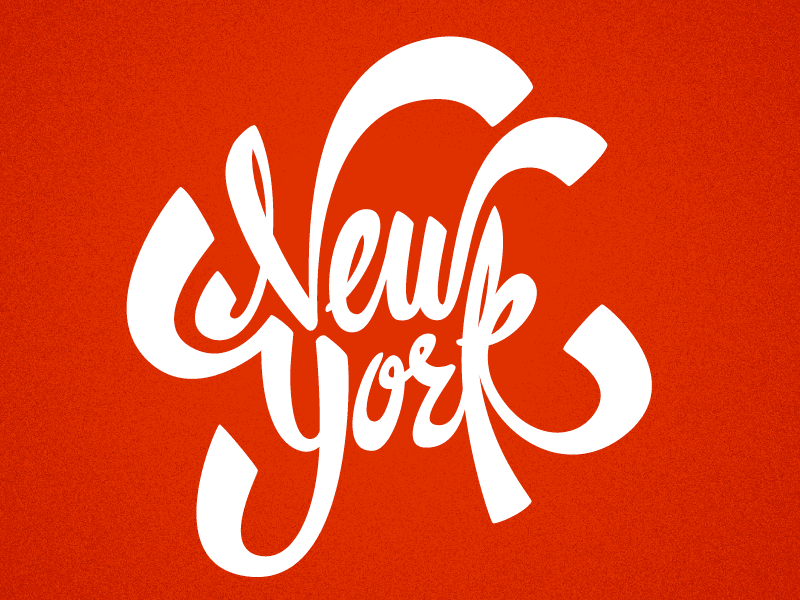 New York empire lettering new york nyc type typography