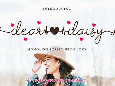 Dear Daisy - Love Font