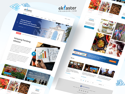 Ecluster Priangan bank indonesia ui design uiux web app web project webdesign