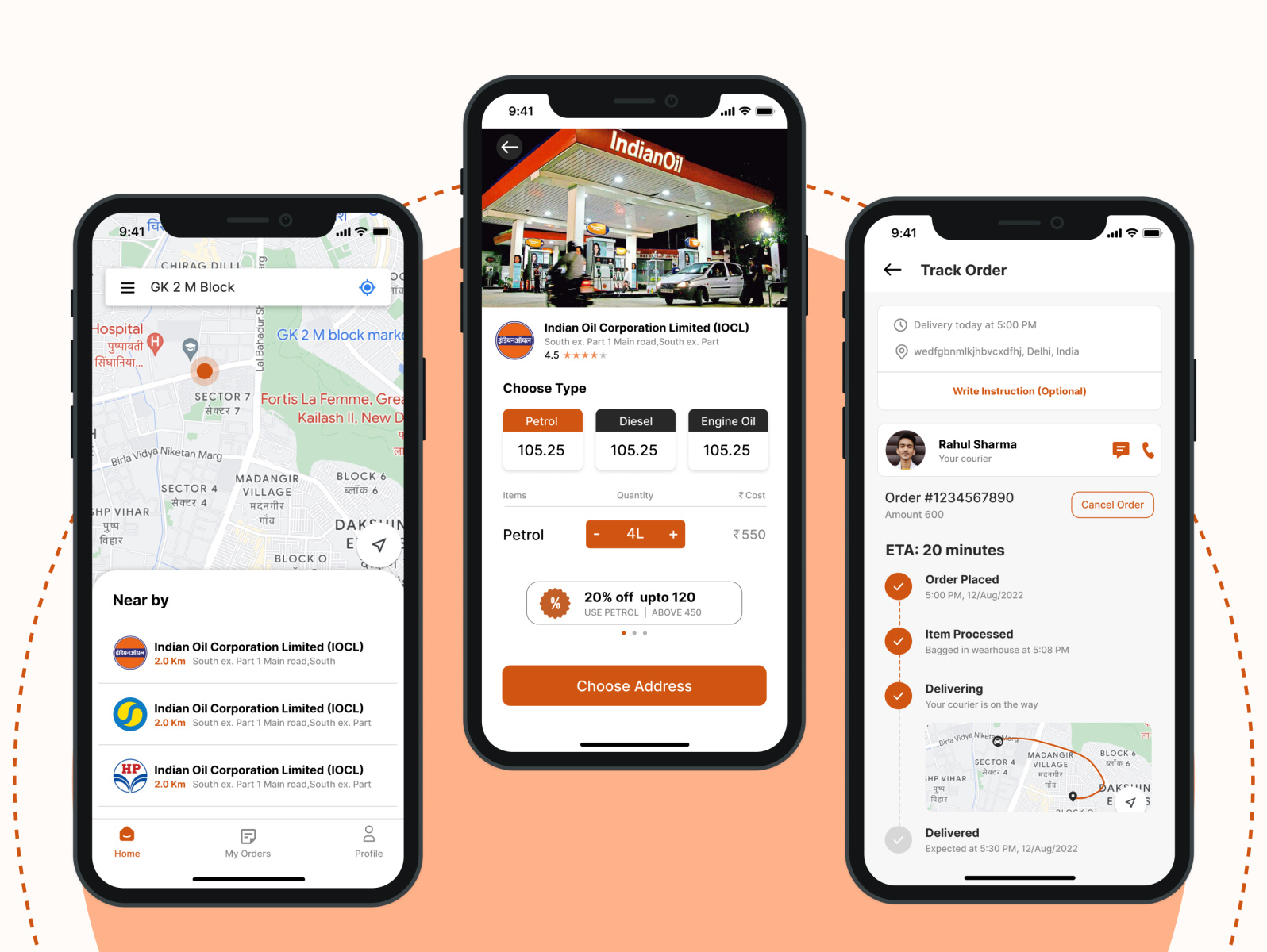 Fuel Buddy App Ui Design by ankita jugran on Dribbble