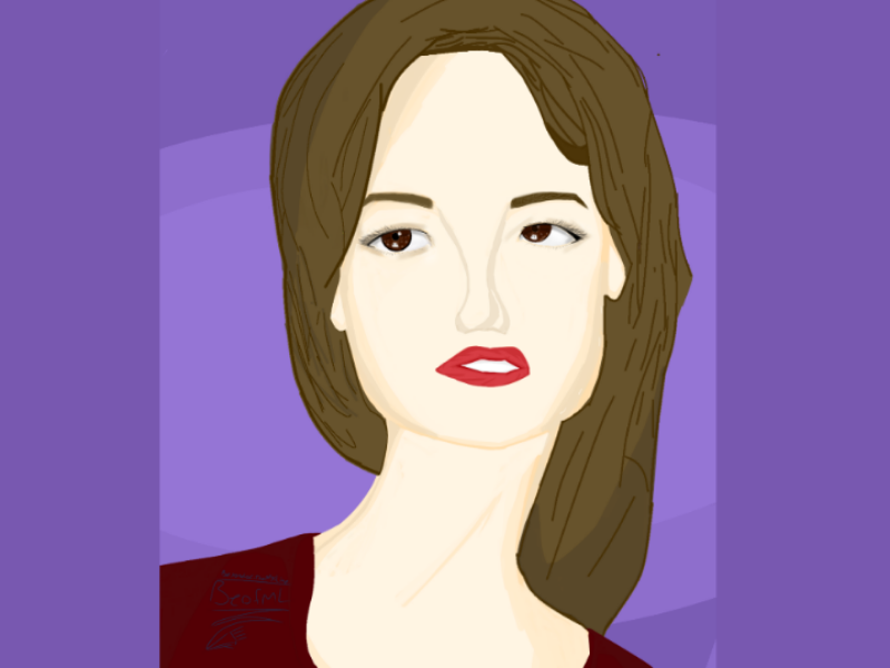 Girl in draw digitalart art draw